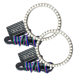 Oracle Dodge Charger 05-14 LED Waterproof Fog Halo Kit - White SEE WARRANTY