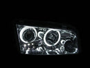 ANZO 2006-2010 Dodge Charger Projector Headlights w/ Halo Chrome (CCFL)-2