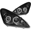 ANZO 2002-2003 Lexus Es300 Projector Headlights w/ Halo Black-1