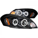 ANZO 2006-2007 Chevrolet Monte Carlo Projector Headlights w/ Halo Black-1