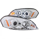ANZO 2006-2007 Chevrolet Monte Carlo Projector Headlights w/ Halo Chrome-1