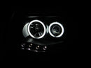 ANZO 2005-2011 Toyota Tacoma Projector Headlights w/ Halo Black-2