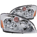 ANZO 2005-2006 Nissan Altima Crystal Headlights Chrome-1