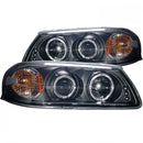 ANZO 2000-2005 Chevrolet Impala Projector Headlights w/ Halo Black-1