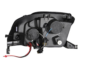 ANZO 1997-2001 Honda Prelude Projector Headlights w/ Halo Black w/ LED - 0