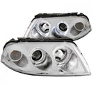 ANZO 2001-2005 Volkswagen Passat Projector Headlights w/ Halo Chrome-1