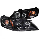 ANZO 2005-2010 Pontiac G6 Projector Headlights w/ Halo Black (CCFL)-1