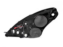 ANZO 2000-2005 Toyota Celica Projector Headlights w/ Halo Black-2