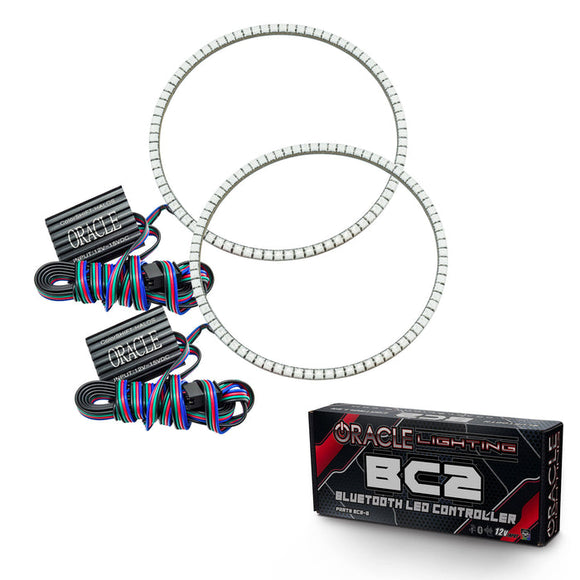 Oracle Jeep Wrangler JL/Gladiator JT LED Surface Mount Headlight Halo Kit - White SEE WARRANTY