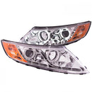 ANZO 2011-2013 Kia Optima Projector Headlights w/ Halo Chrome (CCFL)-1