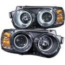 ANZO 2012-2015 Chevrolet Sonic Projector Headlights w/ Halo Black (CCFL)-1