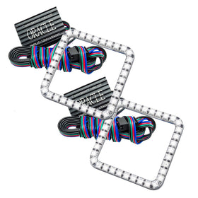 Oracle Ford F-250/350 05-07 LED Fog Halo Kit - White SEE WARRANTY