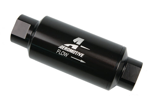 Aeromotive In-Line Filter - AN-10 - Black - 100 Micron