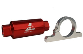 Aeromotive Filter / Bracket Combo Kit - 12301 Filter / 12305 Billet Bracket