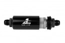 Aeromotive In-Line Filter - (AN-10) 100 Micron Stainless Steel Element Black Anodize Finish-1