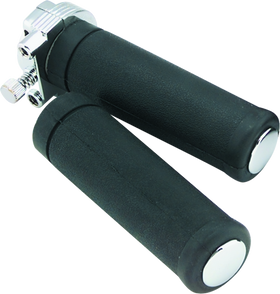 Bikers Choice 74-80 BT & XL Chrome Single Cable Throttle Assembly With Grips Replaces H-D 56500-79