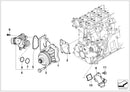 BMW Engine Coolant Outlet Gasket - Elring 11122247745-2