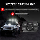 XK Glow SAR360 Light Bar Kit Emergency Search and Rescue Light System (2)52In (2)20In-1
