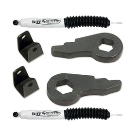 Tuff Country 01-10 Silverado 2500HD (Grn/org/Wht TB) 4x4 & 2wd 2in Lvl Kit Frt (SX8000 Shocks)