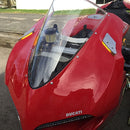 New Rage Cycles 15-19 Ducati 1299 Panigale Mirror Block Off Turn Signals Brushed Aluminum-1