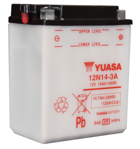 Yuasa 12N14-3A Conventional 12 Volt Battery