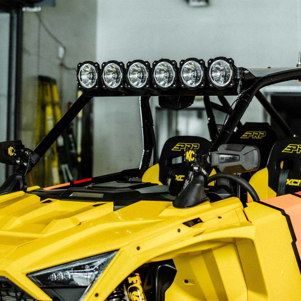 KC HILITES PRO 6 LIGHT BAR KIT: 2020+ POLARIS RZR PRO XP/2022+ POLARIS RZR TURBO R