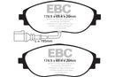 Front | EBC YellowStuff Track Brake Pads | 340mm Mk7 GTi PP | Golf R | Audi S3-2