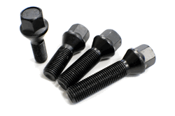M14 x 40mm - Cone Seat Wheel Bolt (Black)