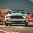 AlphaRex 13-14 Ford Mustang NOVA-Series LED Projector Headlights Blk w/Activ Lght & Seq.Sig / SB DRL-2