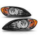 ANZO 2008-2016 International Prostar Crystal Headlights Black Housing (OE Replacement)-1