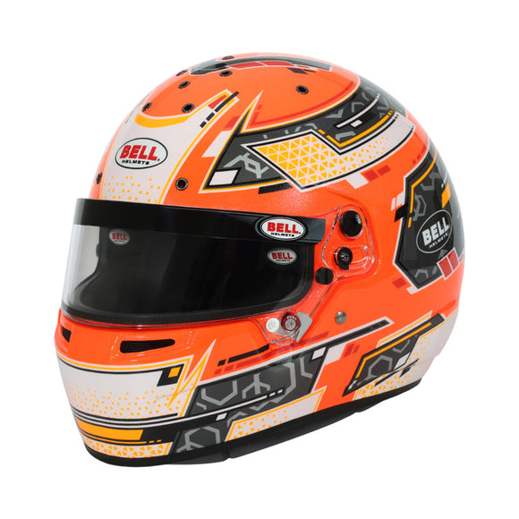 Bell Helmet Rs7-K Stamina Anthracite/Orange Lrg (60-61) Fia8878-2024/K2025