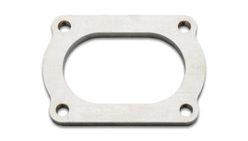 Vibrant T304 SS 4 Bolt Flange for 3in O.D. Oval tubing