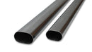 Vibrant 3.5in Oval (Nominal Size) T304 SS Straight Tubing (16 ga) - 5 foot length-1