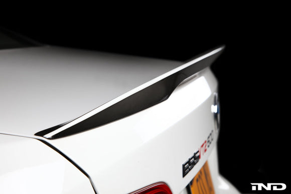 BMW M Performance E92 3-Series Carbon Trunk Spoiler + CRT Stripe
