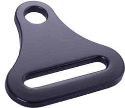 RACEQUIP BLK 2 in. BOLT ON BELT END LONG REACH BL