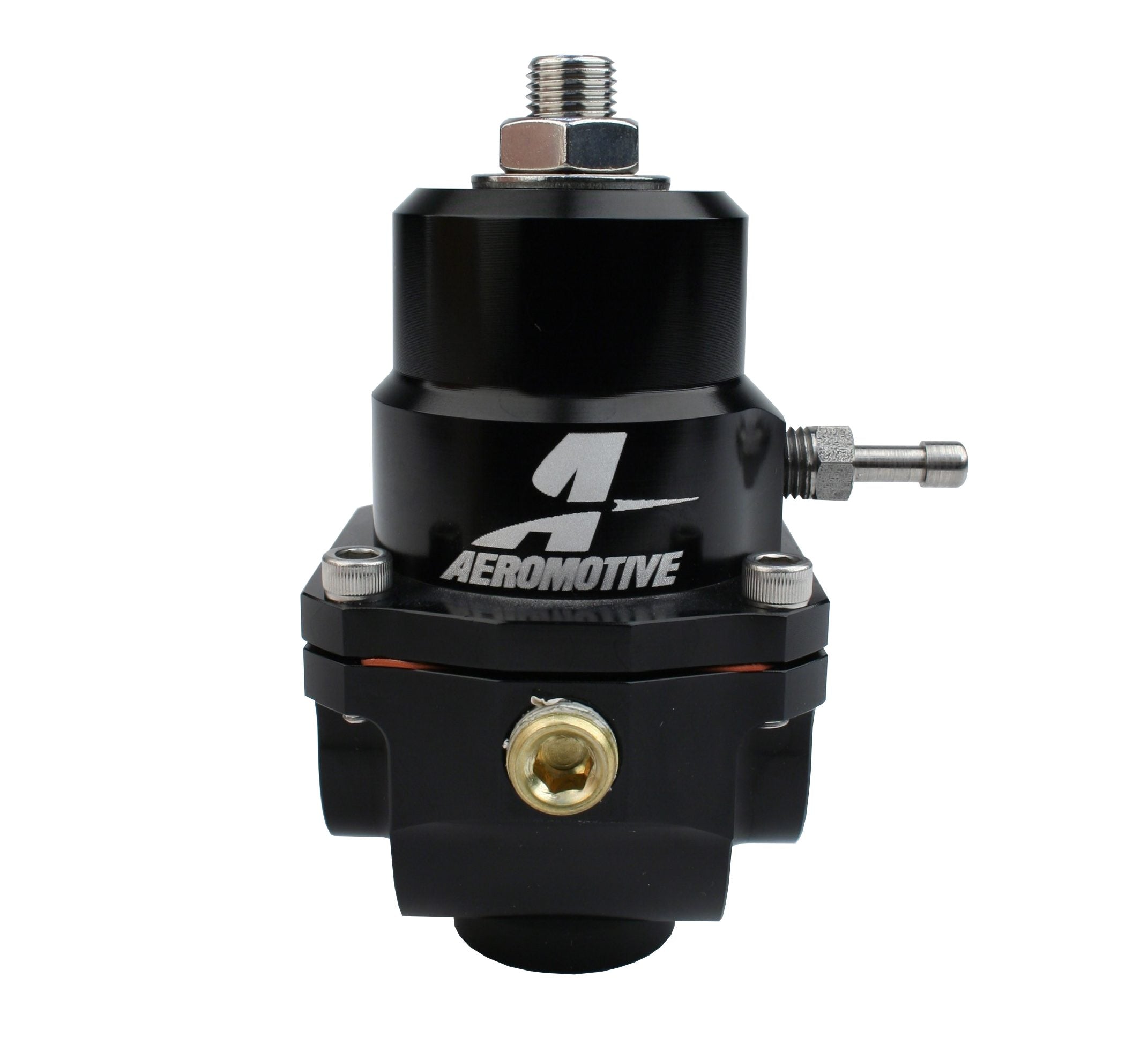 Aeromotive Adjustable Regulator - 35-75PSI - .188 Valve - (2) -08 Inlets/-08 Return