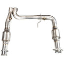 Kooks 99-04 Ford F150 Harley/Lightning 2.5in Connection Pipe w/ Green Cats * Must Use Kooks Headers*-2