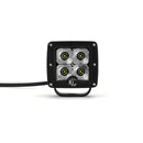 KC HiLiTES C-Series 3in. C3 LED Light 12w Flood Beam (Single) - Black-1