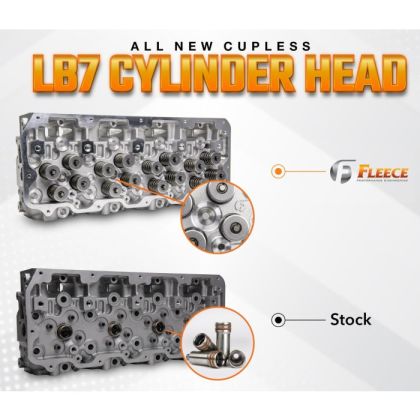 FLEECE PERFORMANCE FREEDOM SERIES DURAMAX CYLINDER HEAD: 2001–2004 GM LB7