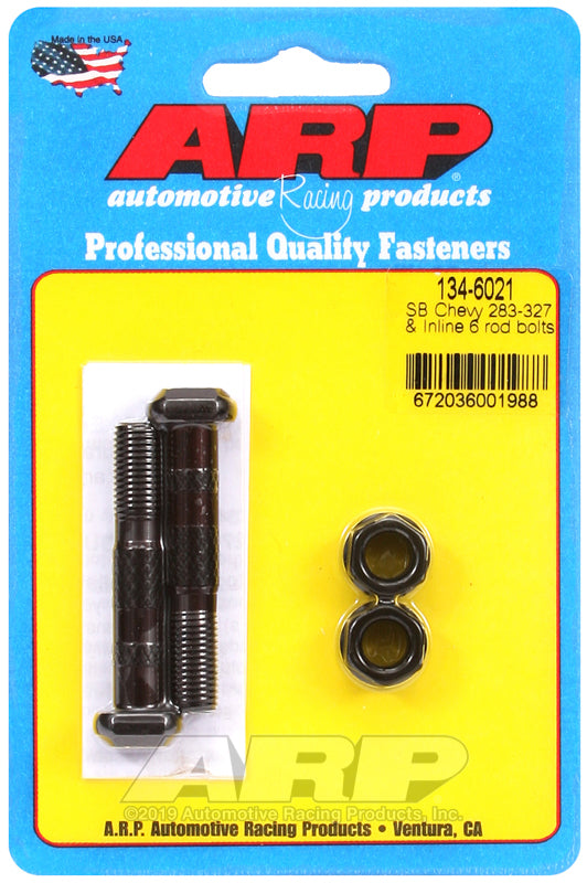 ARP SB Chevy 283-327 &amp; Inline 6 Rod Bolt Kit (2 nuts 2 bolts for single rod)