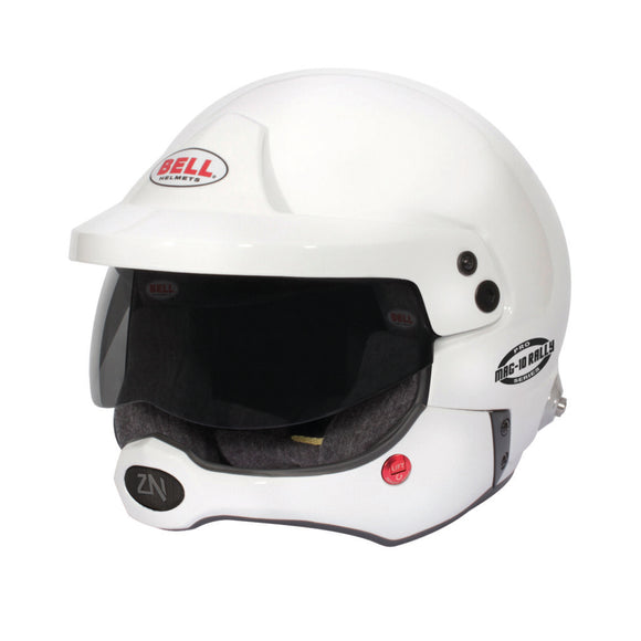 Bell Helmet Mag-10 Rally Pro White (Hans) 55(6 7/8) Fia8859-2024/Sa2025