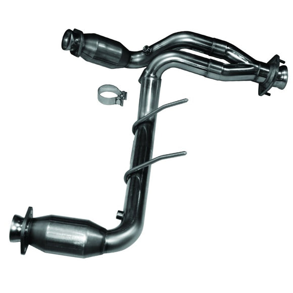 Kooks 2-1/2" GREEN Catted Y-Pipe. 2009-2010 F150 5.4L 3V. Requires Kooks Headers.