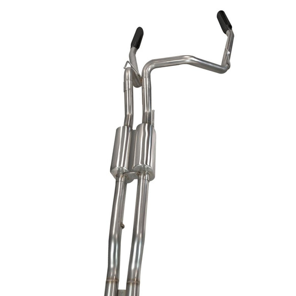 Kooks SS Catted Rear Exit Exhaust w/Black Tips. 2011-2014 F150 Raptor 6.2L 4V.