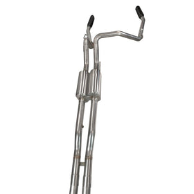 Kooks SS GREEN Catted Rear Exit Exhaust w/Black Tips. 2011-2014 F150 Raptor 6.2L 4V.