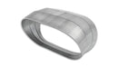 Vibrant Vertical 304 SS Oval Pie Cuts 3.5in OD Tight 45 Degree Elbow-1