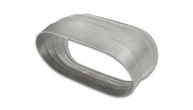 Vertical 304 SS Oval Pie Cuts 4" OD Loose (5pcs=45deg Elbow)