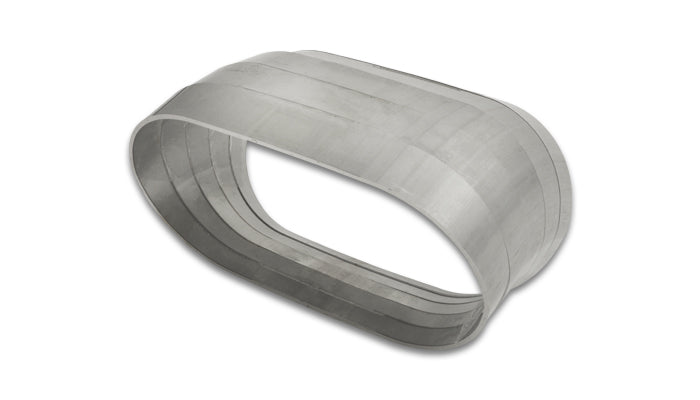 Vertical 304 SS Oval Pie Cuts 4" OD Loose (5pcs=45deg Elbow)