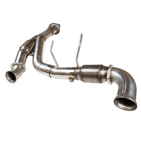 Kooks 3" SS Catted Y-Pipe. 2015-2020 F150 5.0L 4V. Connects to OEM.