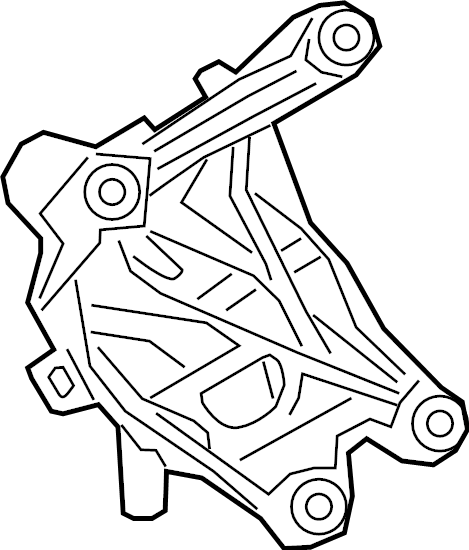 BMW Engine Mount Bracket - Genuine BMW 22116854886