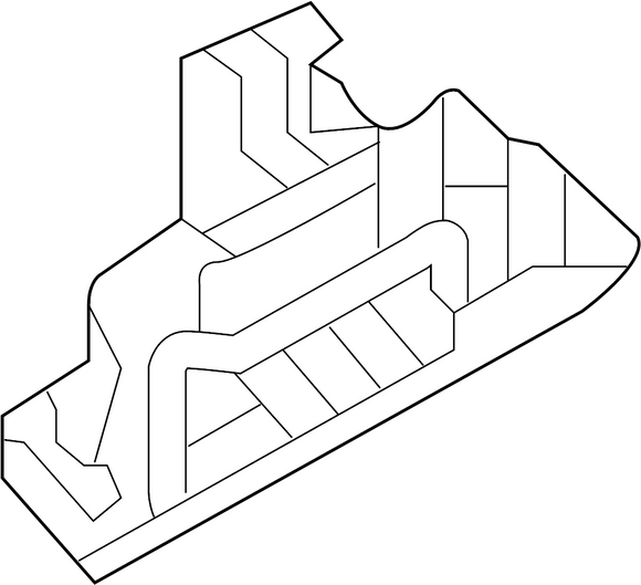 Audi License Lamp Assembly - Genuine Audi 8W6943021A